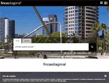 Tablet Screenshot of fincasdiagonal.com